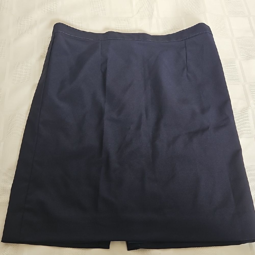 Blue Mini Pencil Skirt for Work